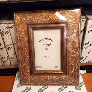 FG Galassi & Marcelli Frames - One 4"x6" Ornate Bronze-tone Frame New in Box